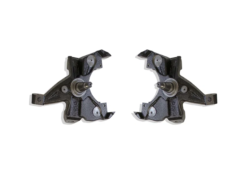 100520H – MAXTRAC Spindle, Direct Fit 2 Inch Drop Steel Raw Set Of 2